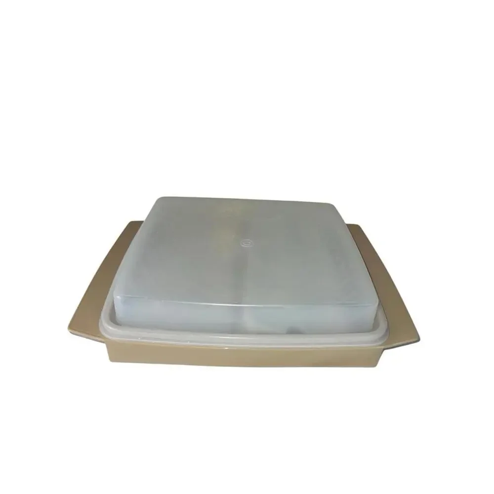 Vintage Tupperware Deviled Egg Keeper Carrier Tray 722-2 Holders‎ Lid 723-2